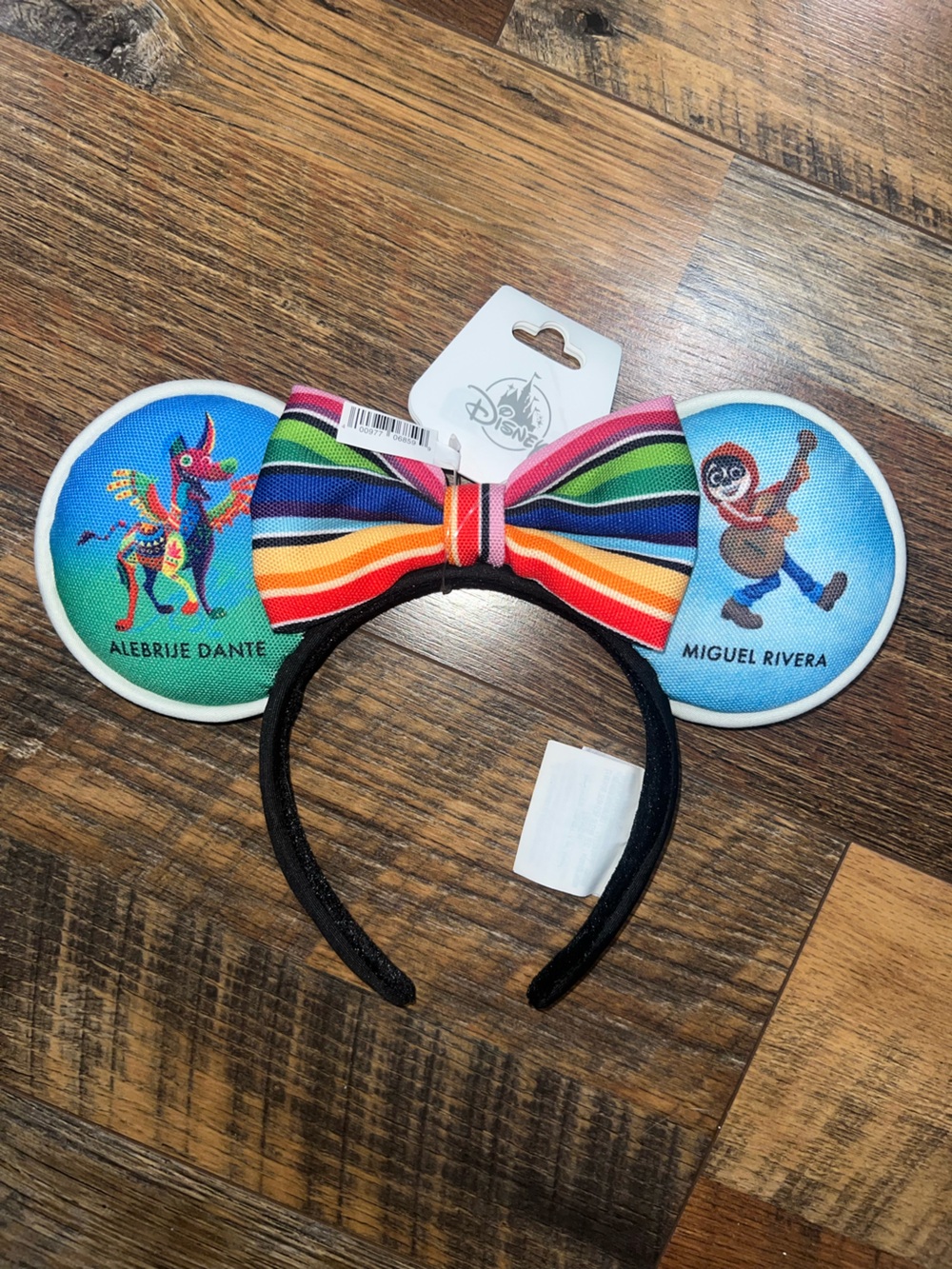 Disney Coco Rainbow Bow Ear Headband - Multicolor